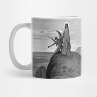 High Res Gustave Doré The Temptation of Christ 1866 Mug